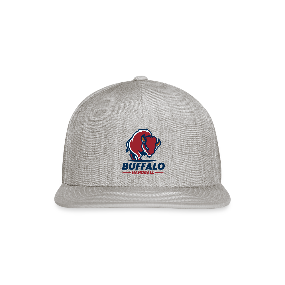 Snapback Baseball Cap - heather gray